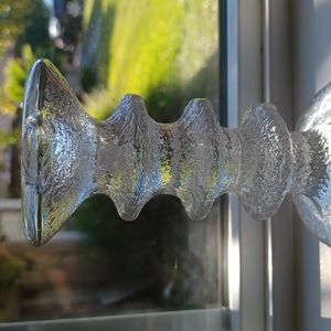 Iittala Festivo 3 ring glass candle holder